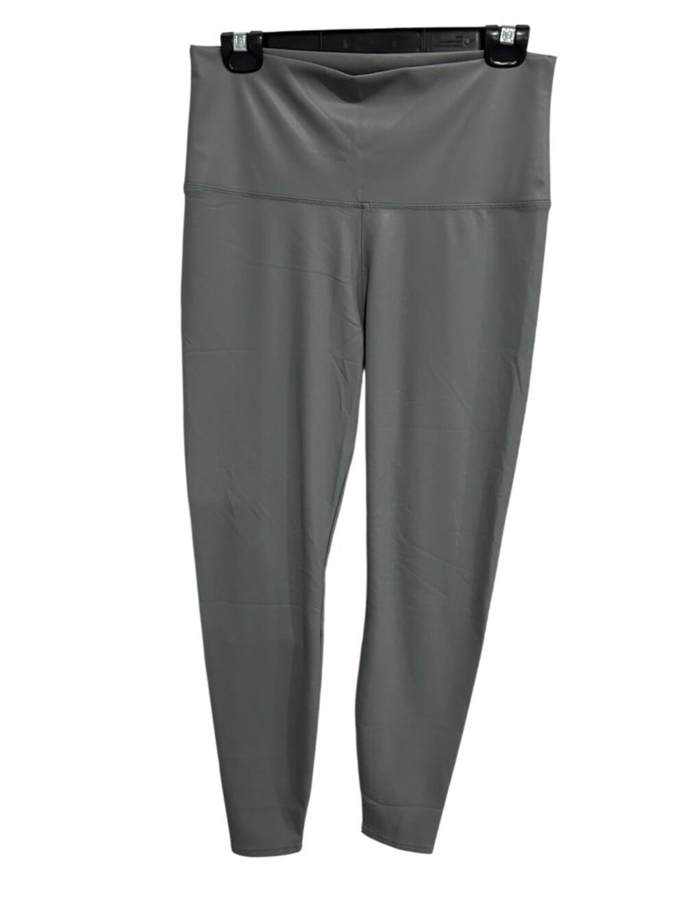Large High Waisted Gray Soft Elastic Waist Stretch Leggings Gymcore Neutral